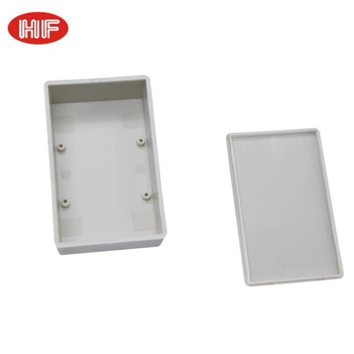 White Plastic Desktop Enclosure Project Case